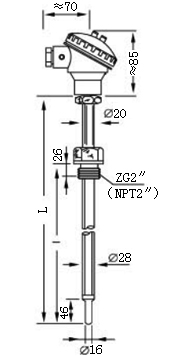 煙道、風(fēng)道熱電偶